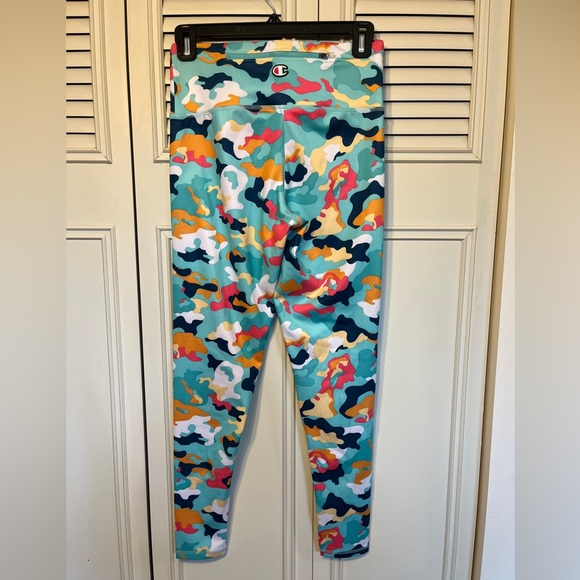 CHAMPION AUTHENTIC ATHLETICWEAR MULTI COLOR CAMOUFLAGE CAMO LEGGINGS - Picture 6 of 13